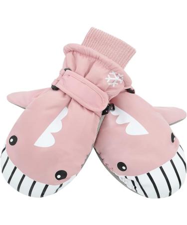 Century Star Kids Winter Mittens - Pink Ski Gloves for Boys & Girls (Ages 2-4) - Waterproof Snow Gloves for Cold Weather - Buy Online on GoSupps.com