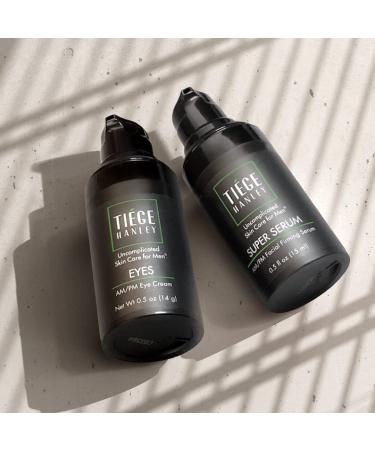 Tiege Hanley Men's Anti-Aging Firming Serum & Eye Cream Pack with Hyaluronic Acid and Retinol | Combat Dark Circles & Achieve Tighter Skin | 0... Size - Buy Online on GoSupps.com