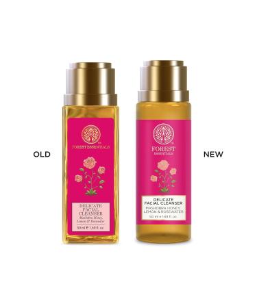 Metrey Herbotech Forest-Essential's Delicate Facial Cleanser Mashobra Honey Lemon Rosewater Face Wash 1.69 Fl Oz Travel Size - Buy Online on GoSupps.com
