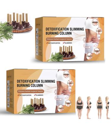 40/80/120Pcs Moxibustion Gathering Energy & Detoxification Slimming Burning Column De_toxification SLI_mming Burning Column Moxibustion Sticks Moxa Sticks for Moxibustion (40)