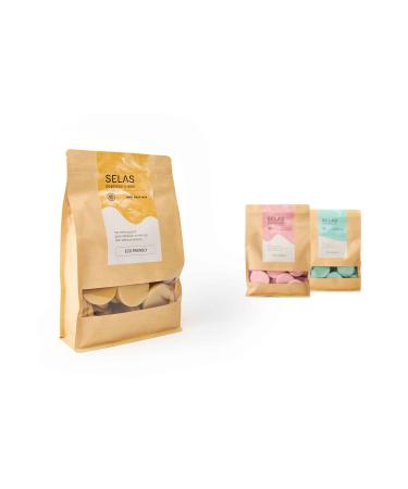 Depilatory wax 1Kg. SELAS. Choose from Natural, Rosehip or Aloe Vera. Made with natural and sustainable products. (Nat