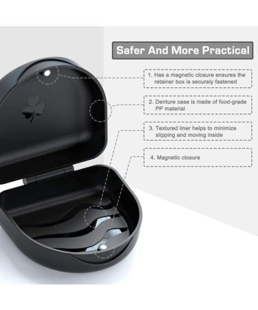 Ingjia 2-Piece Braces & Denture Container Set | Aligners & Tooth Rail Box | Prosthesis & Clip Box for Perfect Smile - Buy Online on GoSupps.com