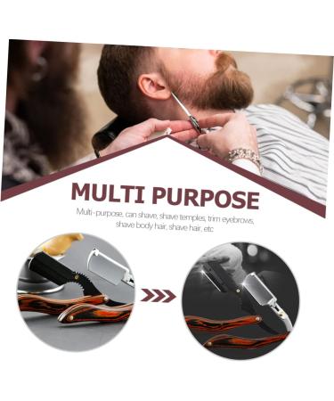 Ipetboom Manual Shaver & Grooming Scissors for Men - Stainless Steel Face Shaver Eyebrow Razor & Exercise Handle - Colorful Compact 16x3.3x1.2CM - Buy Online on GoSupps.com
