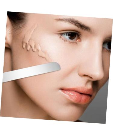 FOMIYES Pink Makeup Stirring Spatula - Stainless Steel Mask Mixer & Cream Scraper for Beauty & Skincare - Buy Online on GoSupps.com