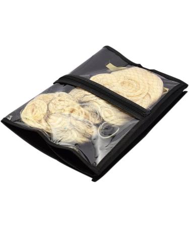 Premium Black Hair Extension Packaging Bag | Wig Storage for Strands & Extensions Durable Stylish & International Shipping - Buy Online on GoSupps.com