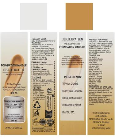WAWJ Changing Foundation Long-Lasting Foundation for Face Concealer Long-Lasting and Lightweight - Buy Online on GoSupps.com