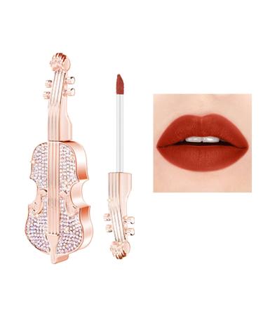 HMDABD Velvet Red Violin Long Lasting Liquid Lipstick - Unique Design in Durable Spray Formula with Gift Box - Buy Online on GoSupps.com