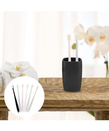 Lurrose 6-Pack Silicone Toothbrush Prosthesis Cleaning Brush - Gentle on Sensitive Gums Ideal for Kids & Household Use - Buy Online on GoSupps.com