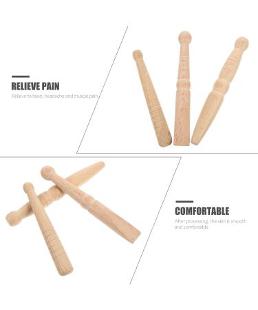 1 Set 3PC Wood Cabbage Massage Tools - Thai Massage Sticks & Tissue Massage Tool | Relaxing Gifts for Wellness - Buy Online on GoSupps.com