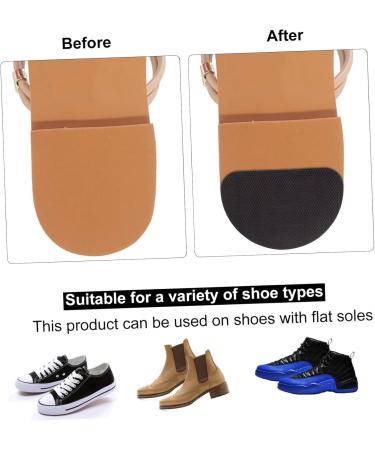 FOMIYES 48 Pairs Non-Slip Stickers | Noise Reduction Shoe Pads | Non Skid Sole Protectors for Shoes | Durable Non-Slip High Sole Pads - Buy Online on GoSupps.com