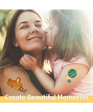 Gold Printable Temporary Tattoo Transfer Paper - 10 Sets A4 Size for Inkjet & Laser Printer - DIY Waterproof Tattoos for Skin - Buy Online on GoSupps.com