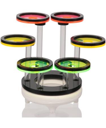 Coral Frag Rack Fluorescent Coral Frag Plug Sand Holder Marine Reef Aquarium Spare Parts Cultivating Live Cora (6 Plug) - Buy Online on GoSupps.com