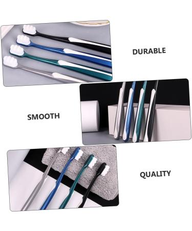Solustre 20 Pcs Soft Silicone Toothbrush Set - Adult Oral Hygiene with Mouth Protection - Assorted Colors - Perfect for Tooth Bristle Care - Buy Online on GoSupps.com