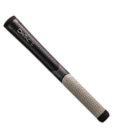 Winn Grips Dri-Tac LT (Less Taper) Golf Grip (Choose Size) (Oversize, Individual Grip Only), Black
