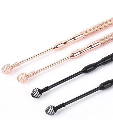 Buy TARVIT Earwax Removal Tools - Portable Stainless Steel Ear Pick Set (4 Pcs Random Color) - Effective Ear Wax Cleaner for Safe & Easy Ear Care - Buy Online on GoSupps.com