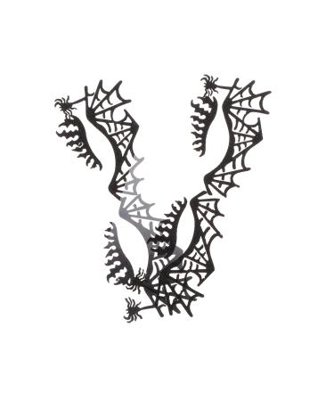 ABOOFAN Halloween Fake Eyelashes 2 Pairs eye shadow stickers false eyelashes Paper halloween eyelashes cross false eyelashes for Fluffy Eyeslash