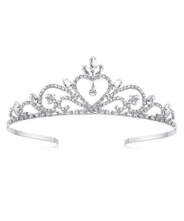 Lovelyshop Princess Rhinestone Wedding Tiara -Silver