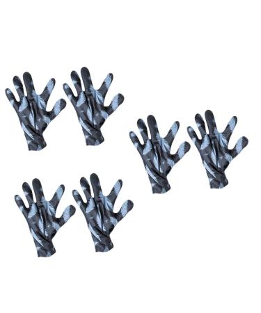 minkissy 3 Pairs Hand Care Mask Sleeping Spa Hand Cream Foot Mask Nourishing Gauntlet Cotton Mask Hydrating Glove Locking Glove Gloves Aluminum Platinum Paper Gel