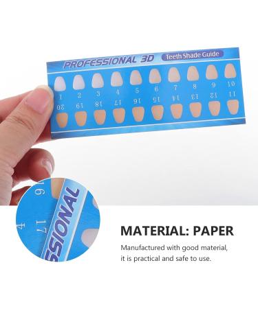 50Pcs Healeved Veneers Teeth Shade Guide - Dental Tool for Whitening & Bleaching - Color Chart for Dentist - Oral Care Supplies - Buy Online on GoSupps.com