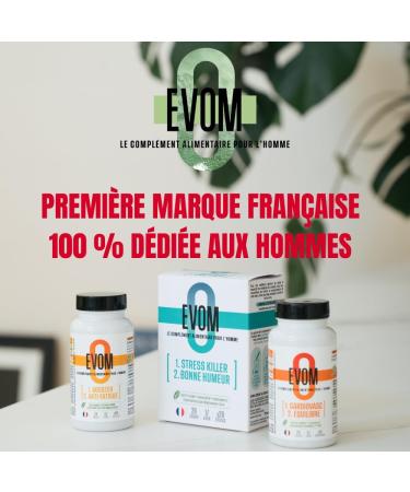 EVOM CardioVasc quilibre - Compl ment alimentaire coeur cholest rol et tension - Ail Noir ABG10+ Olivier BENOLEA Vitamine C liposomale Cannelle Cassis NAC - 80 comprim s - Compl ment Hommes - Buy Online on GoSupps.com