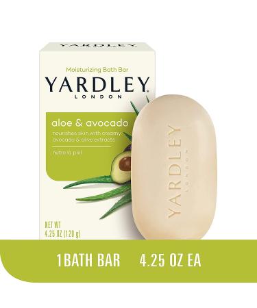 Buy Yardley London Aloe and Avocado Bath Bar (4 Pack) - Moisturizing & Refreshing Soap - 4.25oz Each Ship Internationally - Buy Online on GoSupps.com