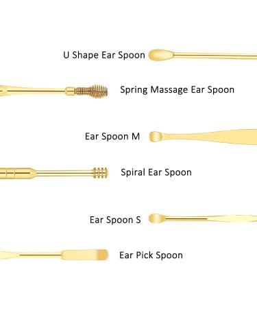Ear Wax Removal Spiral Ear Spoon Spiral for Children for Kids for Parents for Adults - Buy Online on GoSupps.com