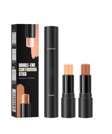 Contouring Makeup Stick, Contouring Stick, Contouring Stick, Bronzer & Highlighter Makeup Stick, Long Lasting and Smooth, Contour Easy to Apply Highlighting Stick (C, 1PC)