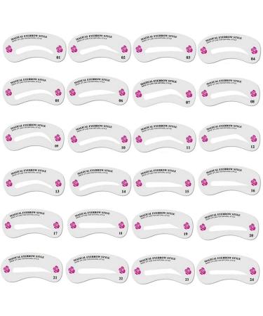 Christmas Eyebrow Shaping Stencils - 24 PCS Eyebrow Template DIY Tools for Women and Girls - Buy Online on GoSupps.com