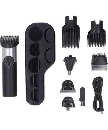 Electric Hair Grooming Trimmer Kit Hair Cutting R Shaped Cutter Sidebums Cutting Sculpting 5 in 1 Hair Clipper Kit Nose Hair Trimming for Travel Use - Buy Online on GoSupps.com