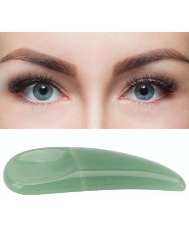 Mini Makeup Mask Spatula Curved Cosmetic Spatula Scoop Mini Gua Sha Jadestone Curved Makeup Eye Cream Cosmetic Spatula (Green) - Buy Online on GoSupps.com