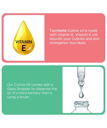 Tachibelle Cuticle and Nail Oil- Nourishing, Moisturizing, and Revitalizing Formula with Natural Ingredients and Vitamin E 0.5 oz - Milk and Honey Scent - Buy Online on GoSupps.com