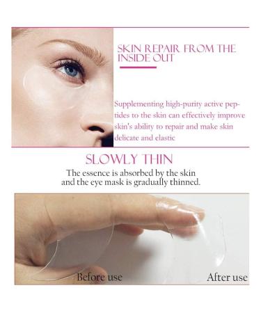 60 Pieces Snail Collagen Eye Masks - Soothing Under Eye Flaps for Puffiness & Dark Circles Removal - Buy Online on GoSupps.com