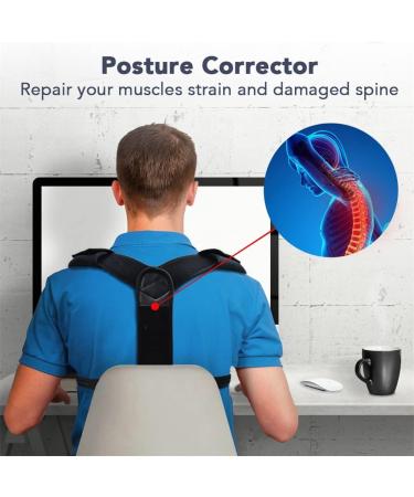 Buy DFHBFG Adjustable Posture Corrector | Spine & Back Support Belt for Slouching Prevention - Buy Online on GoSupps.com