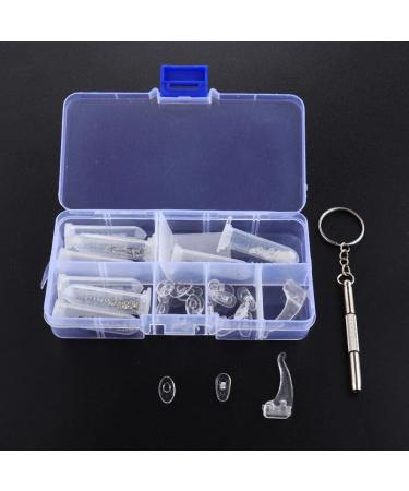 Sharplace Eyeglass Repair Kit - Essential Glasses Screw Nuts Nose & Ear Pads for Quick Repairs - Buy Online on GoSupps.com