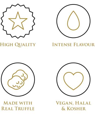TruffleHunter - Black & White Truffle Oil Set - Extra-Virgin Olive Oil for Cooking & Seasoning - 2 x 250ml - Buy Online on GoSupps.com