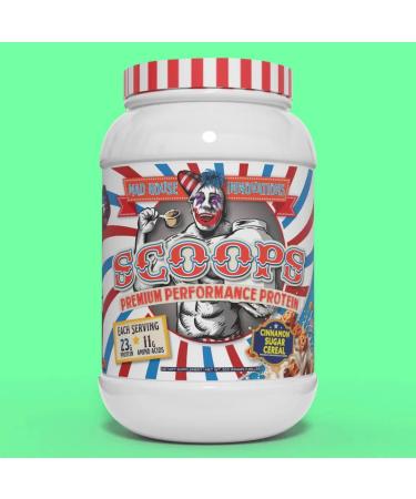MAD HOUSE INNOVATIONS - Late Night Milk & Cookies Flavored Isolate Concentrate & Hydrolyzed Whey Protein Powder - Low in Sugar Carbs & Fat 2LB Tub 23G of Protein Best for Lean Muscle 26 Servings
