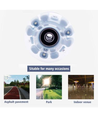 Nezylaf 4 Pack Light up Roller Skate Wheels 32x58mm 78A with Bearings - Indoor/Outdoor Skating & Skateboard Accessories - Buy Online on GoSupps.com