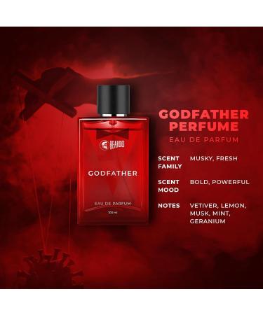 Beardoo Godfather Perfume for Men 100ml | Aromatic Spicy Perfume for Men Long Lasting Perfume for Date night fragrance | Body Spray for Men | Gift For Brother | Gift For Friends - Buy Online on GoSupps.com