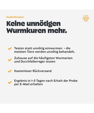 Pezz Wurktest for Dogs (Standard) - Test Common Wurdoms | Free Laboratory Shipping Included | Action Recommendations - Buy Online on GoSupps.com