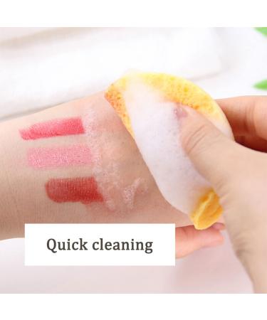 60 Pack Compressed Face Sponges - Washable Cellulose Facial Makeup Remover (Pink & Yellow) - International Shipping Available - Buy Online on GoSupps.com