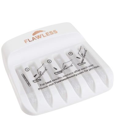 Finishing Touch Flawless Dermaplane Glo Facial Exfoliator Replacement Heads - White, 6 Count - Buy Online on GoSupps.com