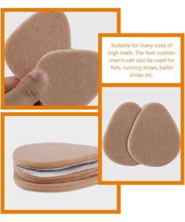 3 Pairs Metatarsal Foot Cushions for Pain Relief | Summer Foot Pads - Cashmere Wool Skin Color | Forefoot Ball of Foot Comfort - Buy Online on GoSupps.com