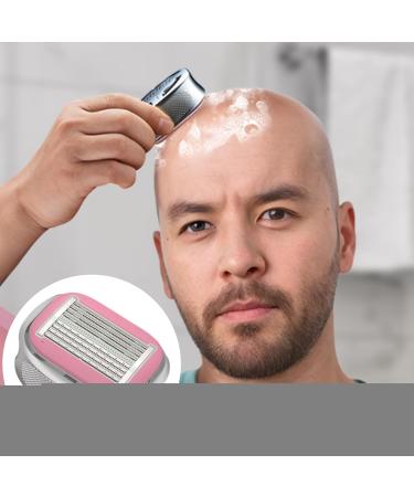 BommFu Head Shaver For Men Manual Trimmer With And Dry Head Shaver Waterproof Hair Trimmer Care Kit For Scalp Beard Face Arms Daily Use All Pink - Buy Online on GoSupps.com