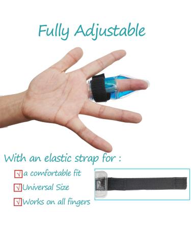HI FINE CARE Finger Hot and Cold Gel Packs (4 Pack) - Pain Relief for Trigger Finger, Arthritis, Tendonitis, and Joint Fractures - Cryotherapy Therapy Sleeves in Teal - Buy Online on GoSupps.com