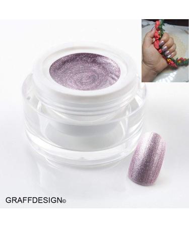 5 ml exclusive UV color gel/colour gel/glitter gel - in Glitter Pearl Lilac