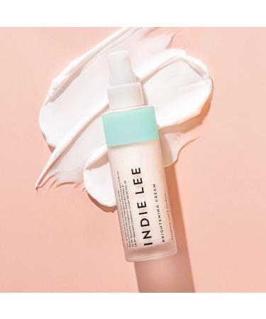 Indie Lee Brightening Cream - Radiant Moisturizer with Centella Asiatica & Strawberry Leaf Extract - Antioxidant Plumping Face Cream (50ml - Buy Online on GoSupps.com