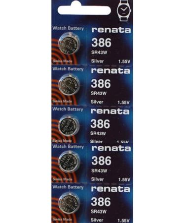 Renata Watch Battery 386 SR43SW AG12 - Swiss Made 1.5V (3 Pack) | International Shipping Available - Buy Online on GoSupps.com