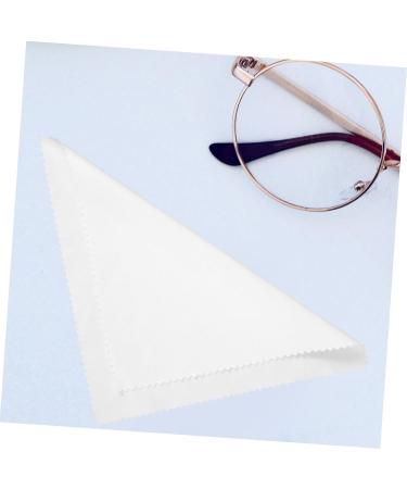 FOMIYES 50pcs Eyeglass Cleaning Cloths - Microfiber Glass Cleaner Wipes for Glasses Lenses & Screens | Premium White Fiber Cleaning Cloths - Buy Online on GoSupps.com