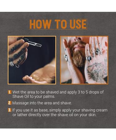 Woody's Shave Oil 1-Pack - Men's Pre-shave Base Oil - Buy Online on GoSupps.com