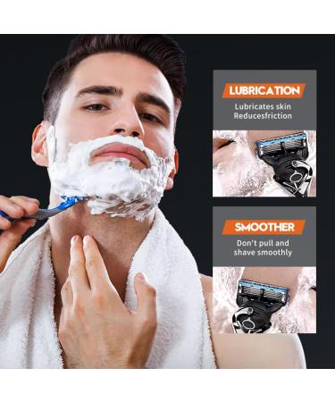 Men's Shaving Cream - Softens Beard Travel-Friendly Foam Mousse (60ml) for Smooth & Clean Shaving - Buy Online on GoSupps.com